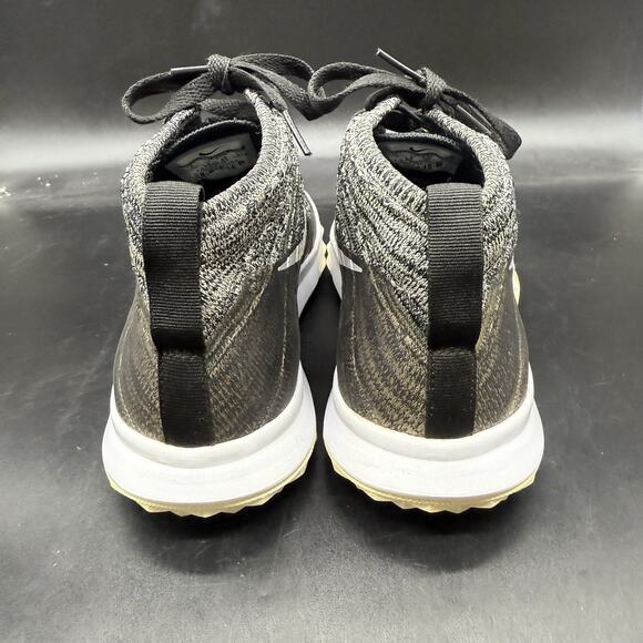 Nike Flyknit Chukka Spike Less Golf Shoes Mens Size 7 819009-001 Black Grey main image 7